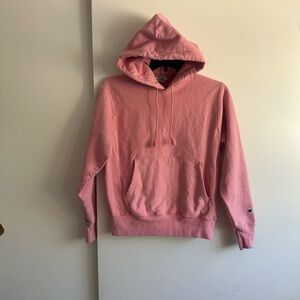 Champion Pink Pullover Hoodie with Kangaroo Pocket